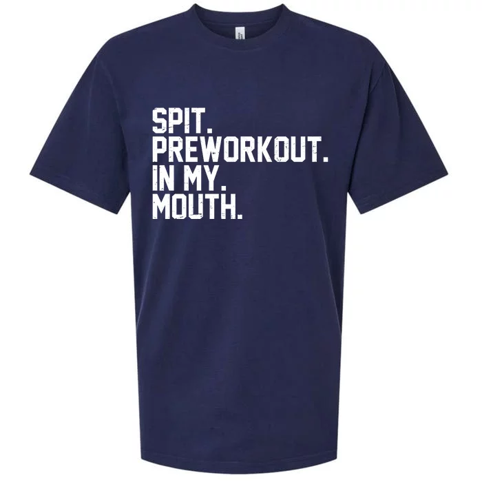 Spit Preworkout In My Mouth Sueded Cloud Jersey T-Shirt