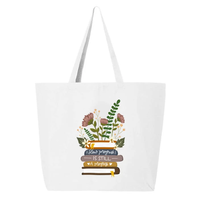 Slow Progress Is Still Progress Book Lover 25L Jumbo Tote