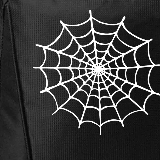 Spider Web Halloween City Backpack