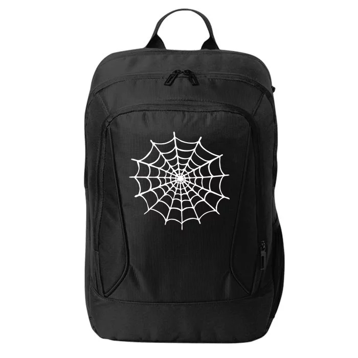 Spider Web Halloween City Backpack