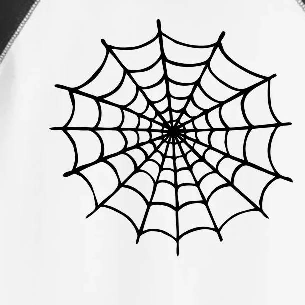 Spider Web Halloween Toddler Fine Jersey T-Shirt