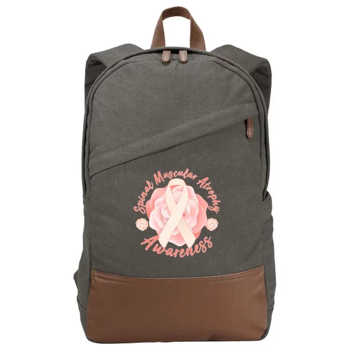 Spinal Muscular Atrophy Awareness Cotton Canvas Backpack