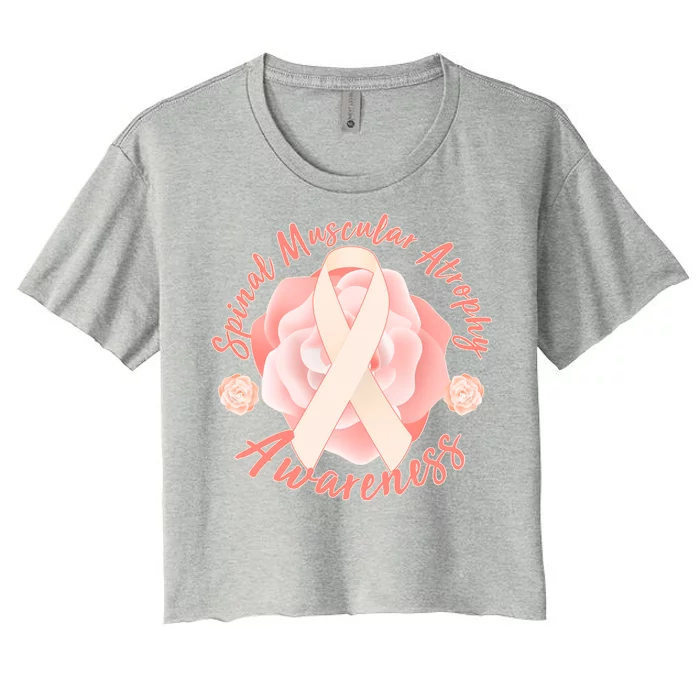 Spinal Muscular Atrophy Awareness Women's Crop Top Tee