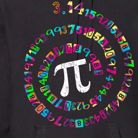 Spiral PI Day 3.14 Premium Hoodie