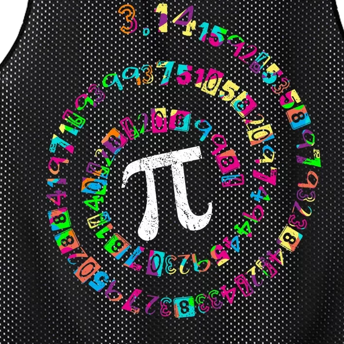 Spiral PI Day 3.14 Mesh Reversible Basketball Jersey Tank