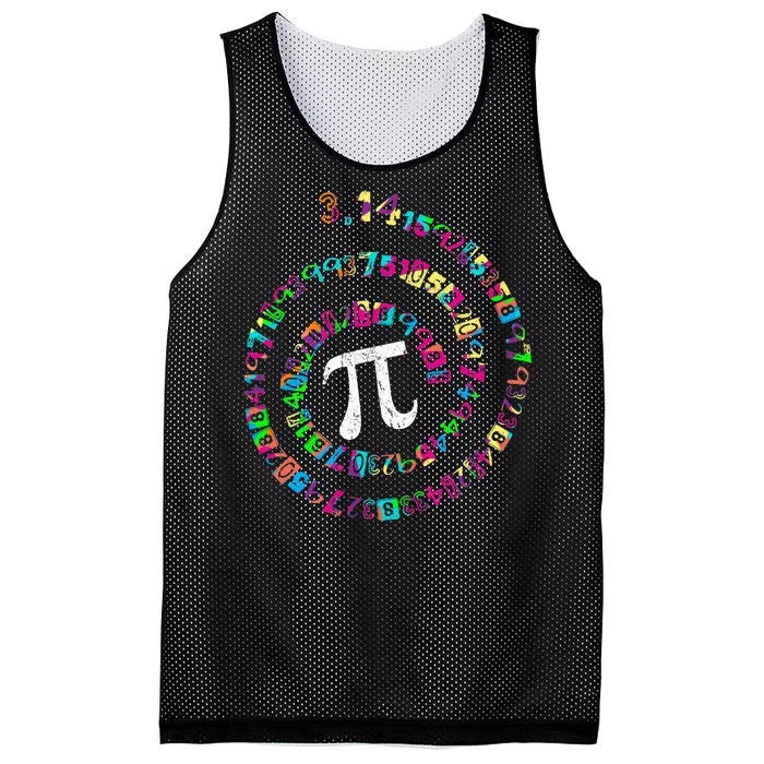 Spiral PI Day 3.14 Mesh Reversible Basketball Jersey Tank