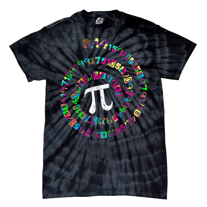 Spiral PI Day 3.14 Tie-Dye T-Shirt