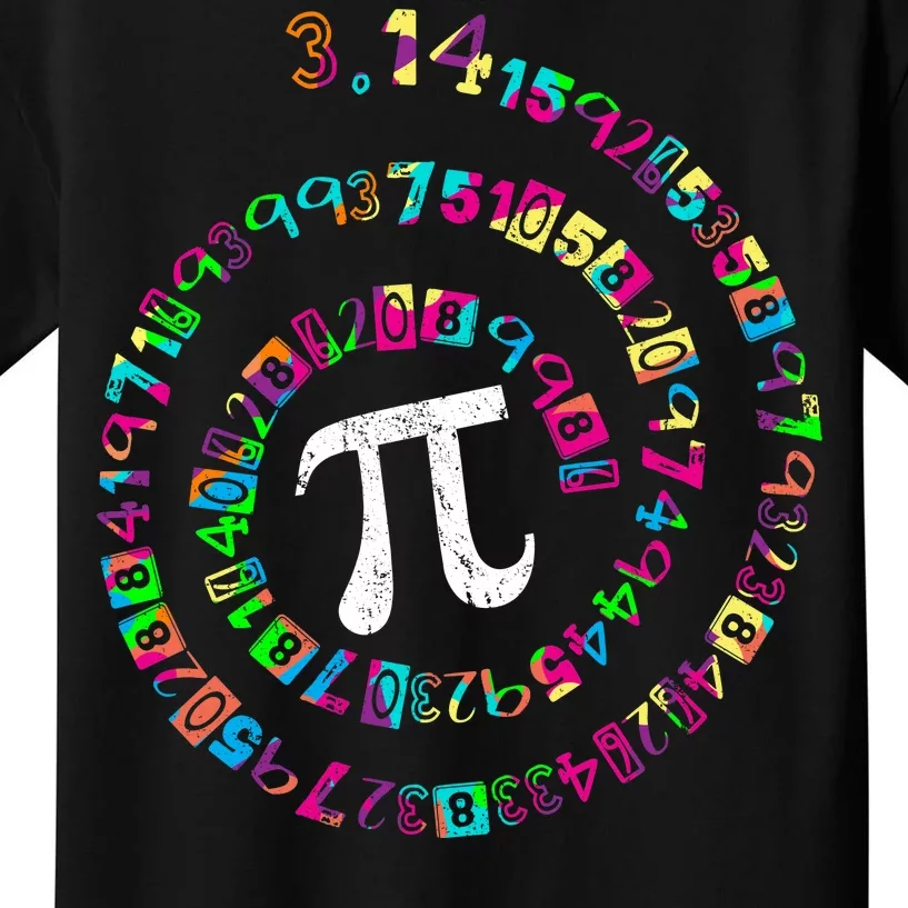 Spiral PI Day 3.14 Kids T-Shirt