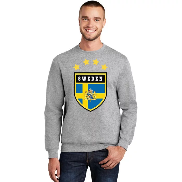 Sweden Pocket Jersey Soccer Flag Football Tall Sweatshirt