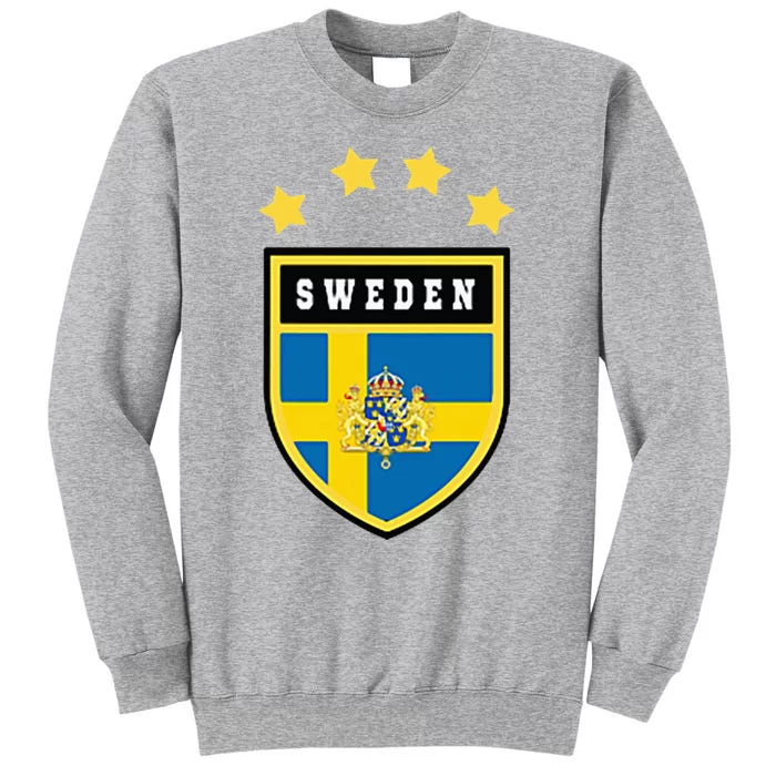 Sweden Pocket Jersey Soccer Flag Football Tall Sweatshirt