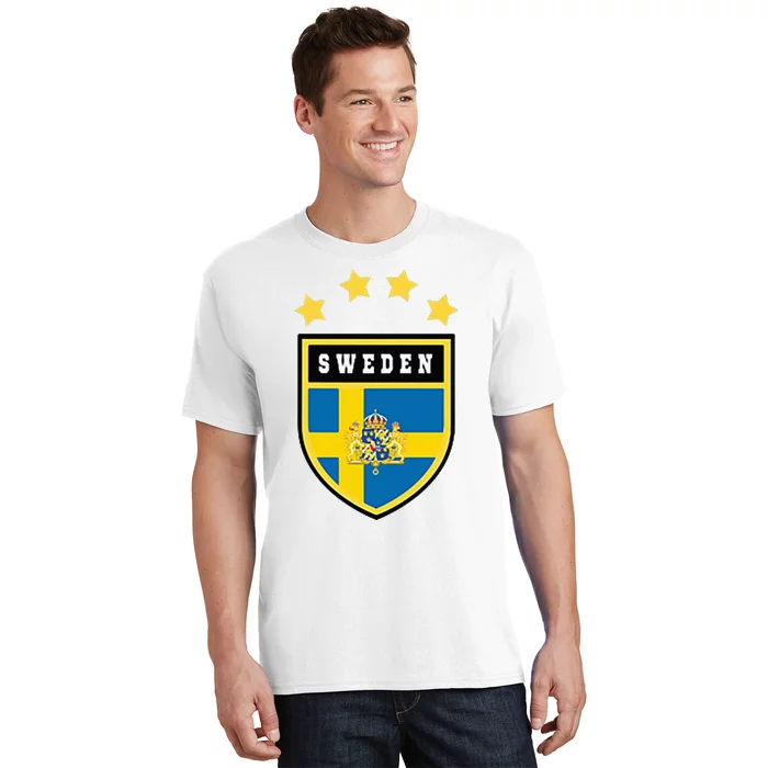 Sweden Pocket Jersey Soccer Flag Football T-Shirt