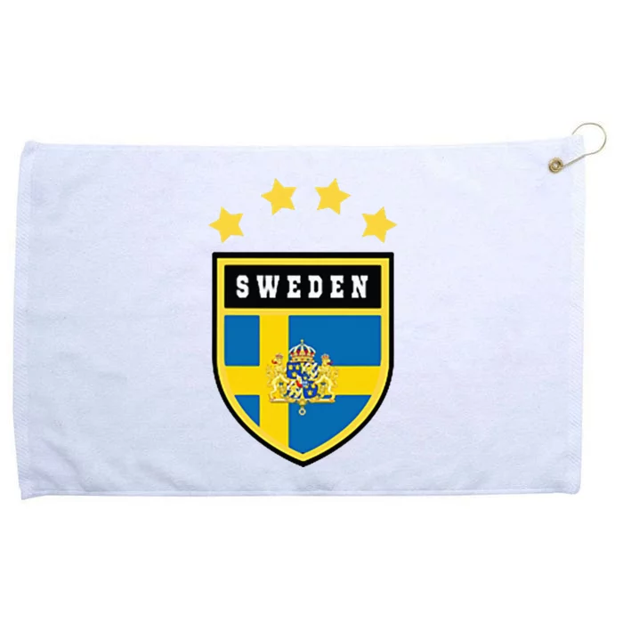 Sweden Pocket Jersey Soccer Flag Football Grommeted Golf Towel