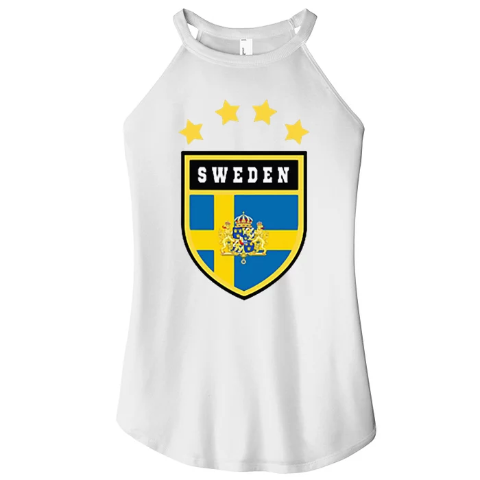 Sweden Pocket Jersey Soccer Flag Football Women’s Perfect Tri Rocker Tank