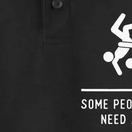 Some People Just Need A Hug Sarcastic Stick Figure Dry Zone Grid Performance Polo