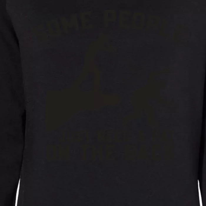 Some People Just Need A Pat On The Back Funny Womens California Wash Sweatshirt