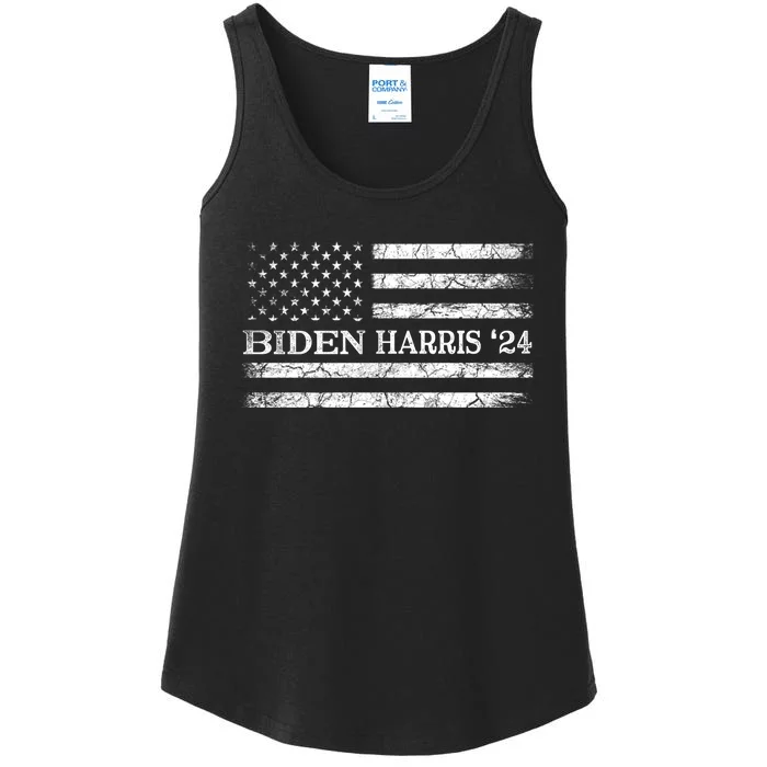 Support President Joe Biden And Kamala Harris Ladies Essential Tank