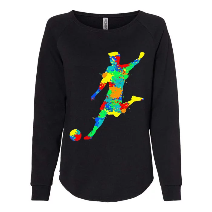 Soccer Player Kids Men Womens California Wash Sweatshirt