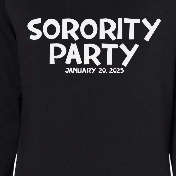 Sorority Party Kamala Harris 2024 Womens California Wash Sweatshirt