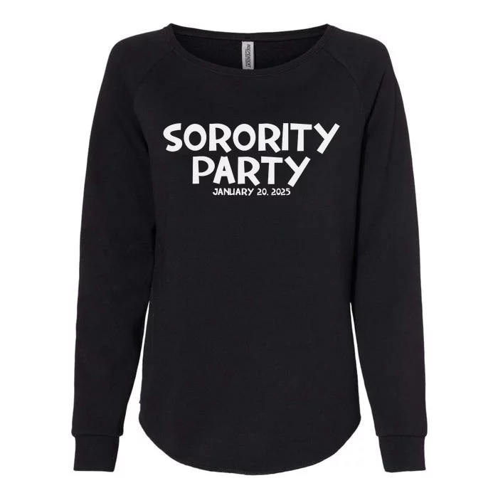 Sorority Party Kamala Harris 2024 Womens California Wash Sweatshirt