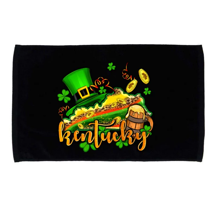 St. Patrick's Kentucky Map Microfiber Hand Towel