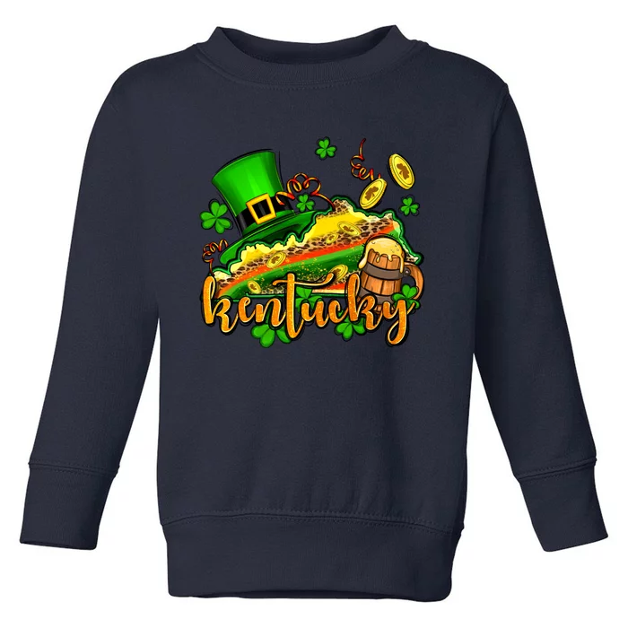 St. Patrick's Kentucky Map Toddler Sweatshirt