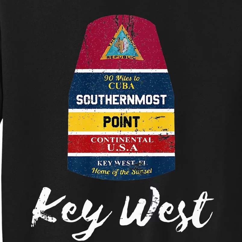 Southernmost Point Key West Florida Keys Souvenir Sweatshirt