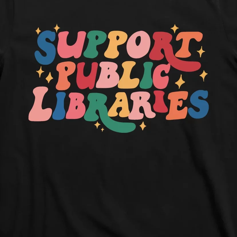 Support Public Libraries 4th Of July T-Shirt