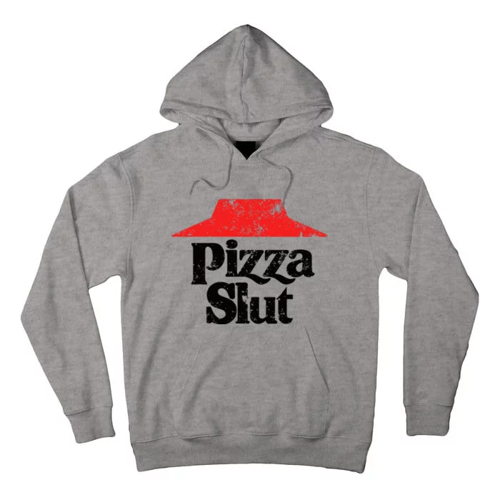 Slut Pizza Lover Funny Bachelorette Snacks Tall Hoodie