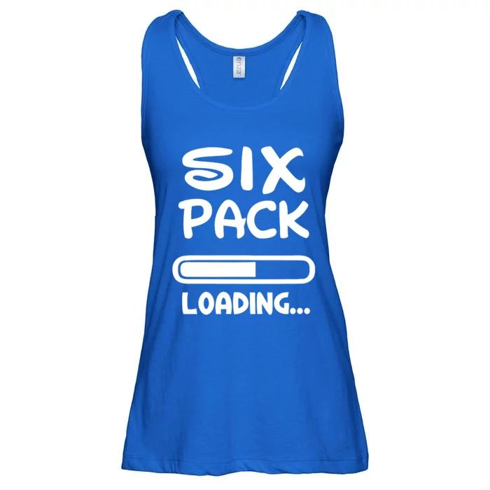 Six Pack Loading Bar Funny Gift Ladies Essential Flowy Tank