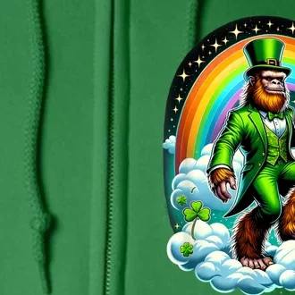 St Paddy Lucky St PatrickS Day Bigfoot Full Zip Hoodie