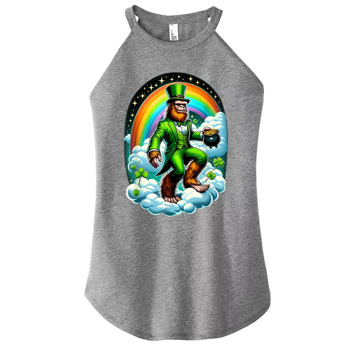 St Paddy Lucky St PatrickS Day Bigfoot Women’s Perfect Tri Rocker Tank