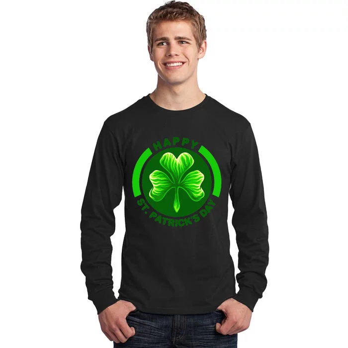 St Pattys Lucky Charm Happy St Patricks Day Shamrock Tall Long Sleeve T-Shirt