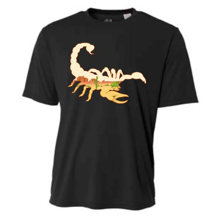 Scorpion Print Landscape Scorpions Lover Insect Scorpion Gift Cooling Performance Crew T-Shirt