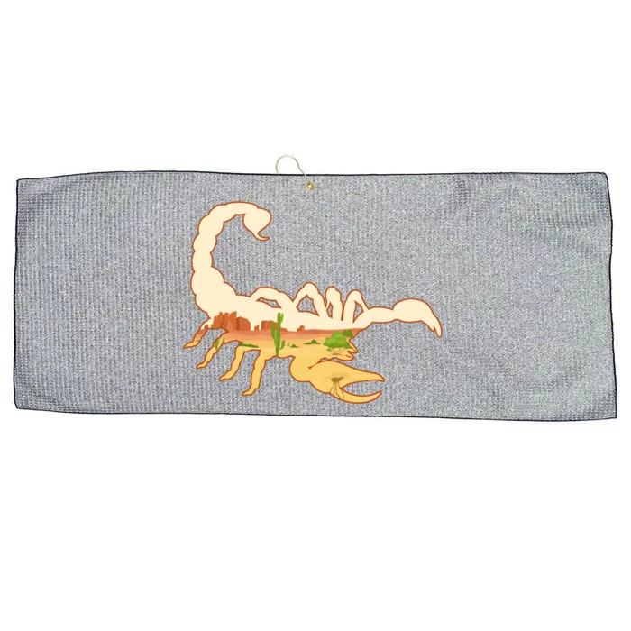 Scorpion Print Landscape Scorpions Lover Insect Scorpion Gift Large Microfiber Waffle Golf Towel