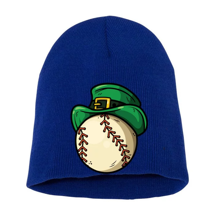 Saint Patricks Lucky Baseball Lover Gift Short Acrylic Beanie