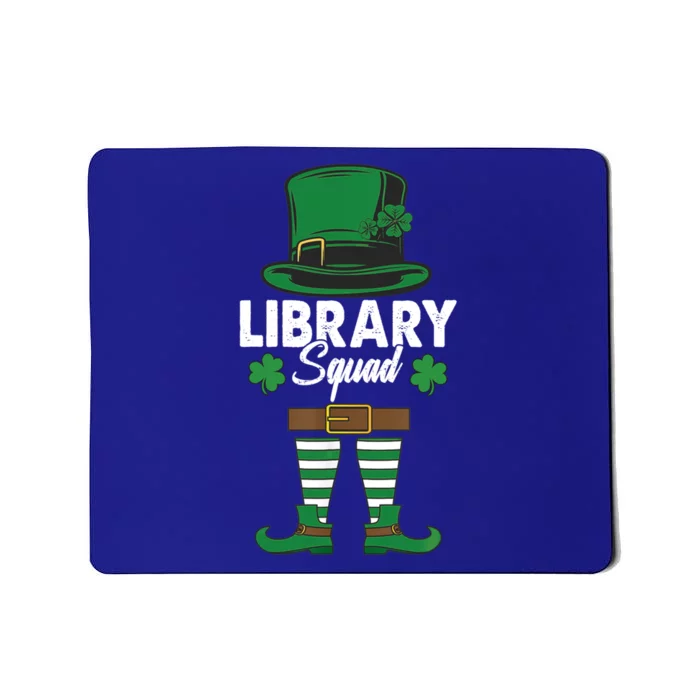 St Patrick's Library Squad Leprechaun Book Lovers Librarian Gift Mousepad