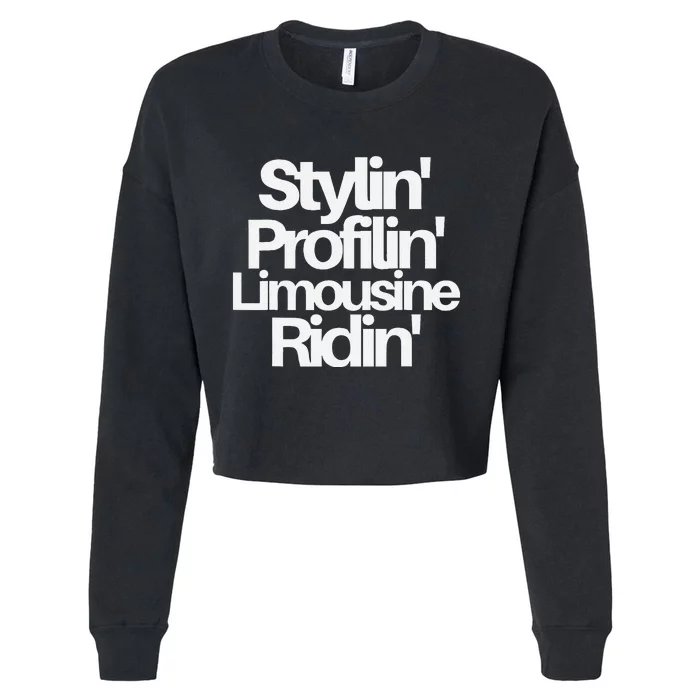 Styling Profiling Limousine Ridin Ric Cropped Pullover Crew