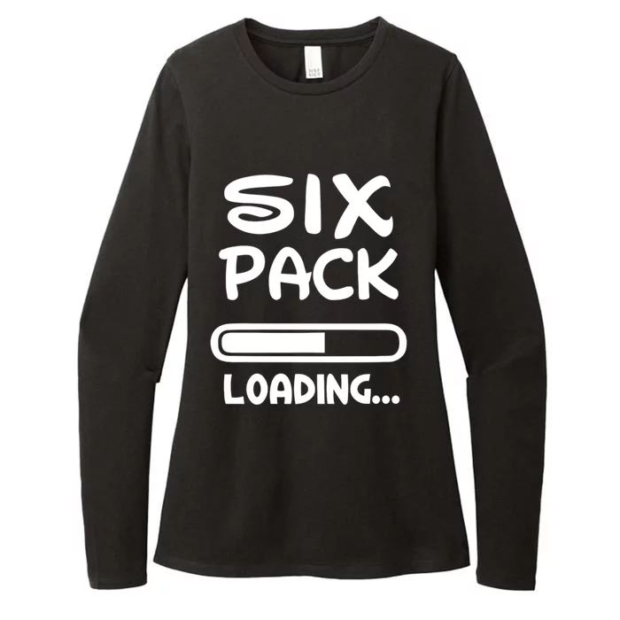 Six Pack Loading Bar Gift Womens CVC Long Sleeve Shirt