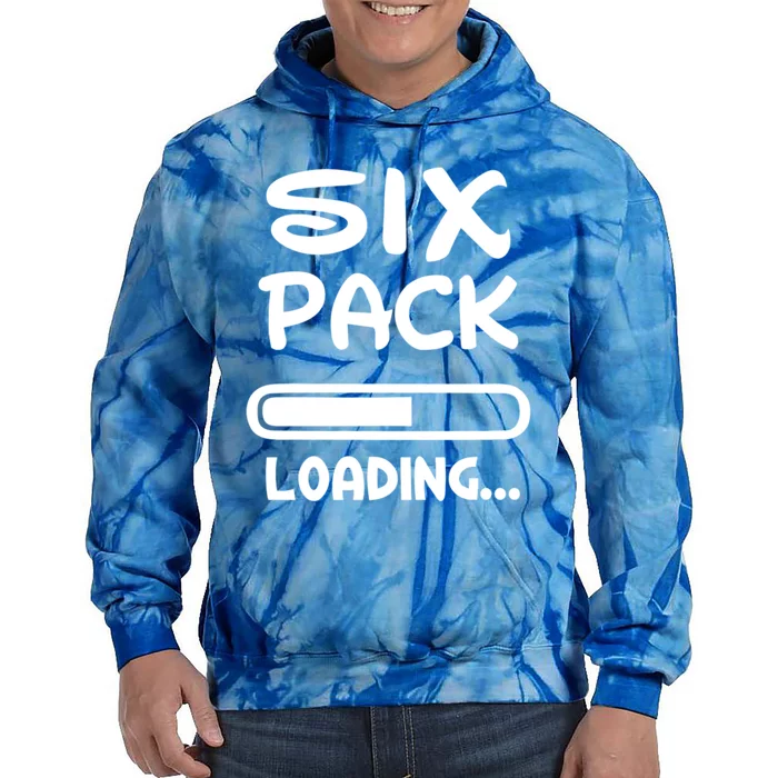 Six Pack Loading Bar Gift Tie Dye Hoodie