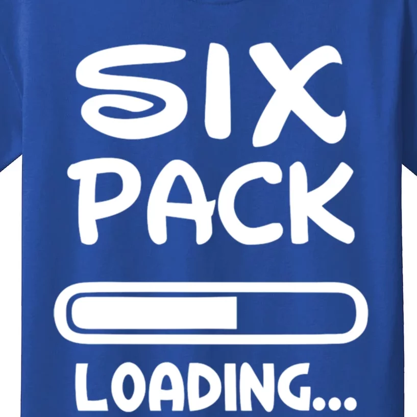 Six Pack Loading Bar Gift Kids T-Shirt