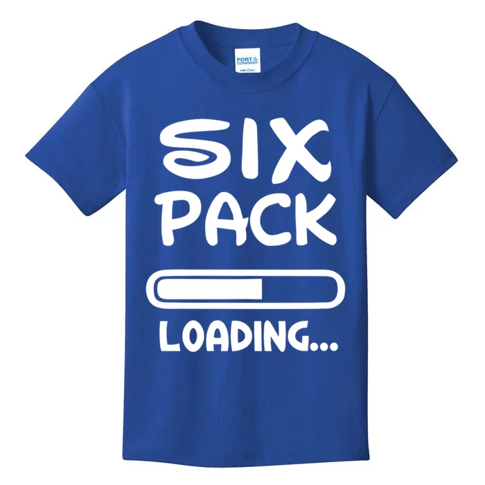 Six Pack Loading Bar Gift Kids T-Shirt