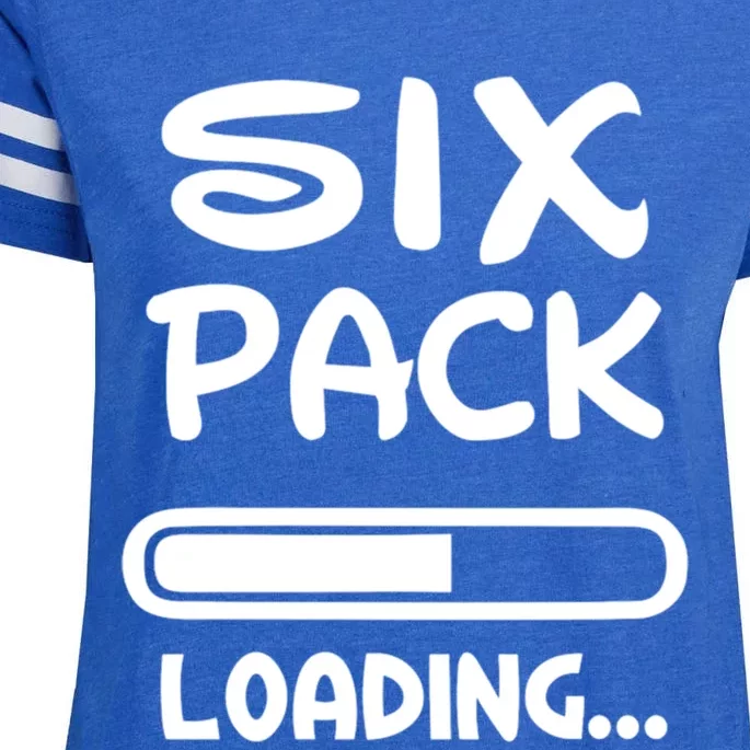 Six Pack Loading Bar Gift Enza Ladies Jersey Football T-Shirt