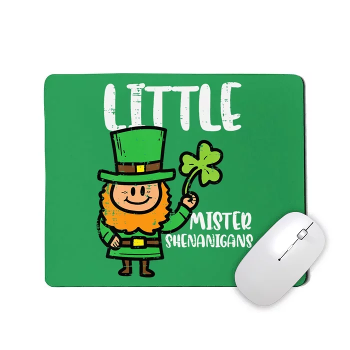 St Patricks Little Mister Shenanigans Leprechaun Mousepad