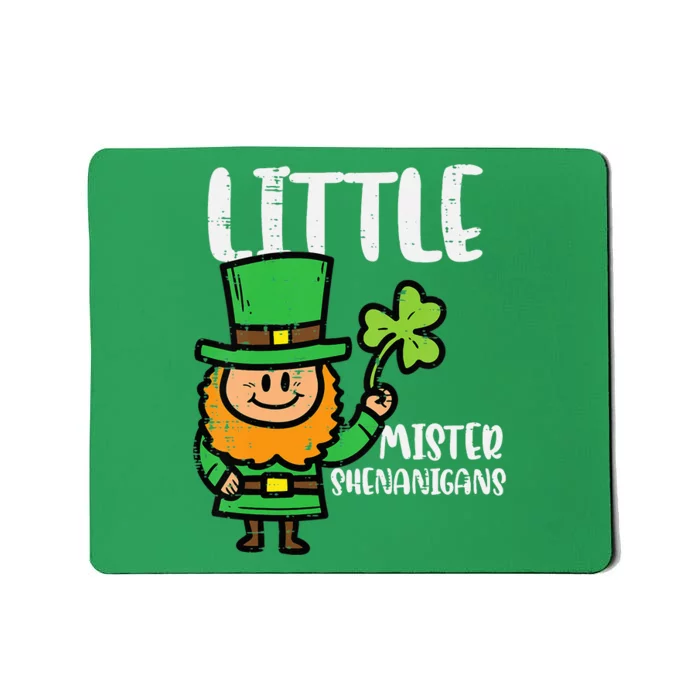 St Patricks Little Mister Shenanigans Leprechaun Mousepad