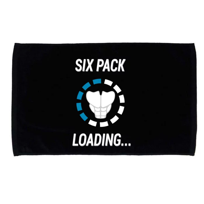 Six Pack Loading Great Gift Muscles Fitness Workout Great Gift Microfiber Hand Towel