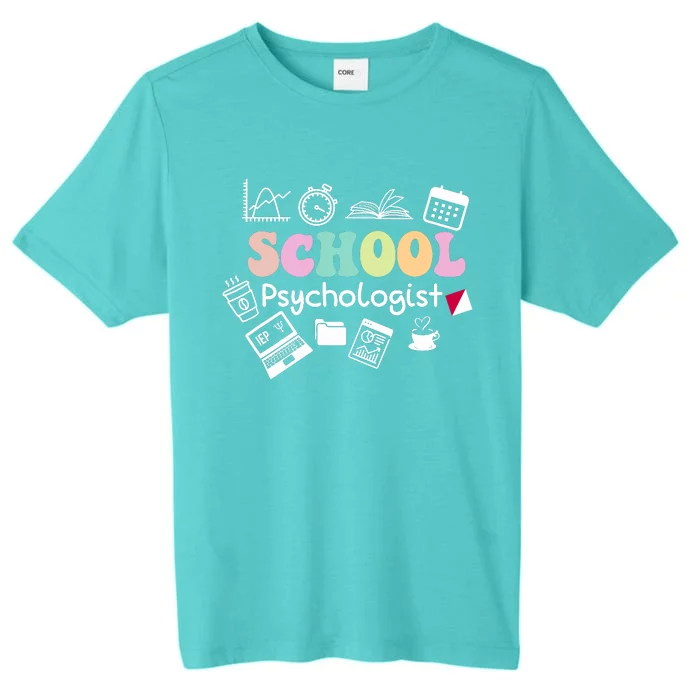 School Psychologist Life Back To School Team ChromaSoft Performance T-Shirt