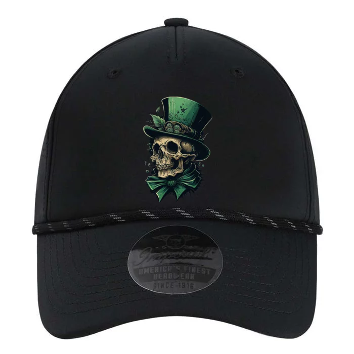 St. Patrick's Lucky Irish Skull shamrock Performance The Dyno Cap