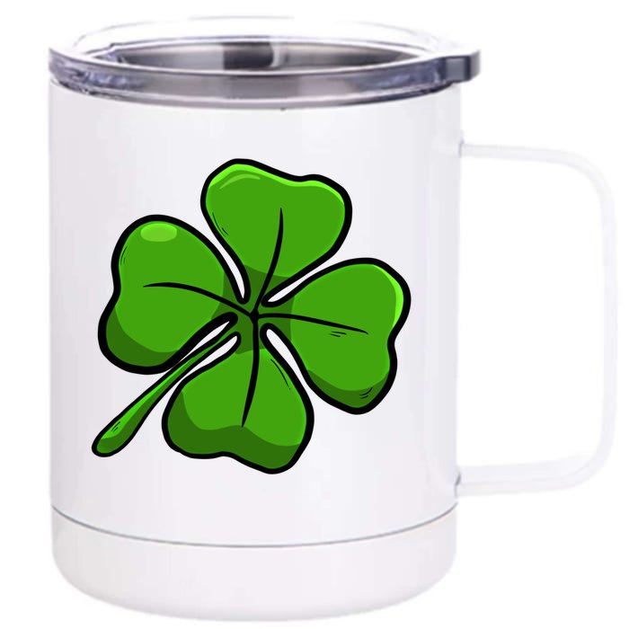 St Patrick's Lucky Day Funny Luck Love Cool Gift Front & Back 12oz Stainless Steel Tumbler Cup