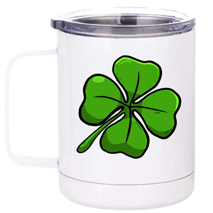 St Patrick's Lucky Day Funny Luck Love Cool Gift Front & Back 12oz Stainless Steel Tumbler Cup