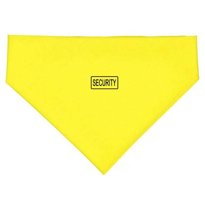 Security Pocket Logo Back And Front USA-Made Doggie Bandana